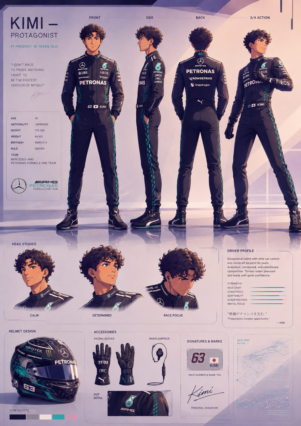 Kimi character sheet